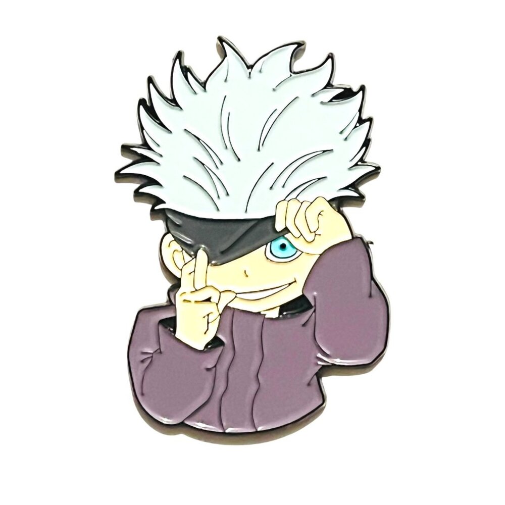 Jujutsu Kaisen Satori Gojo Fan Made Enamel Pin Lapel Pin